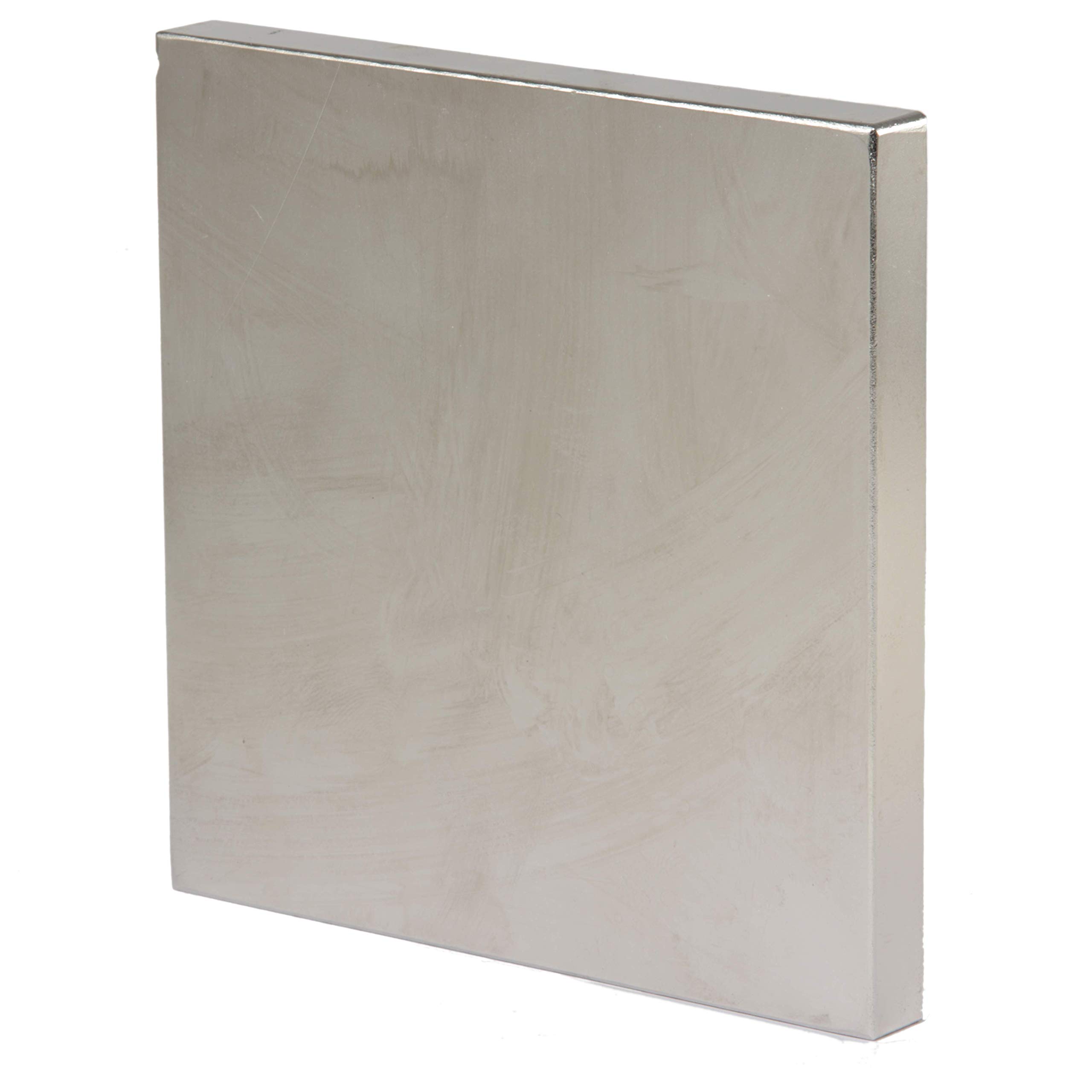 Magnes neodymowy N45 100 mm x 100 mm x 10 mm – bardzo silny super magnes prostopadłościan duży – magnesy neodymowe 400 kg Power Block płyta