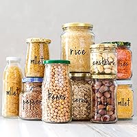 Vista 3 de Sepamoon 552 calcomanías de letras, 8 hojas autoadhesivas de vinilo del alfabeto, calcomanías de números de buzón impermeables para manualidades