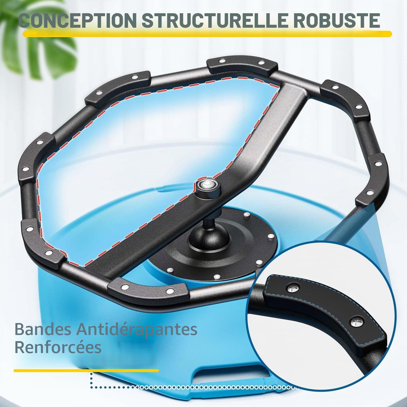 KidBloom Chaise Sensorielle Rotative pour Enfants Autistes, Jouet Sensoriel 360° pour DéVelopper L’éQuilibre