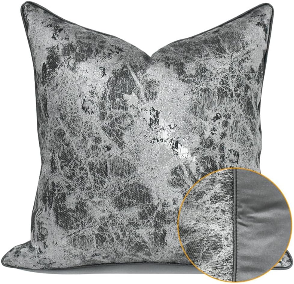 Nordic Ins Wind Grey Abstract Pattern Sofa Pillow Case Model Room Office Bed Cushion
