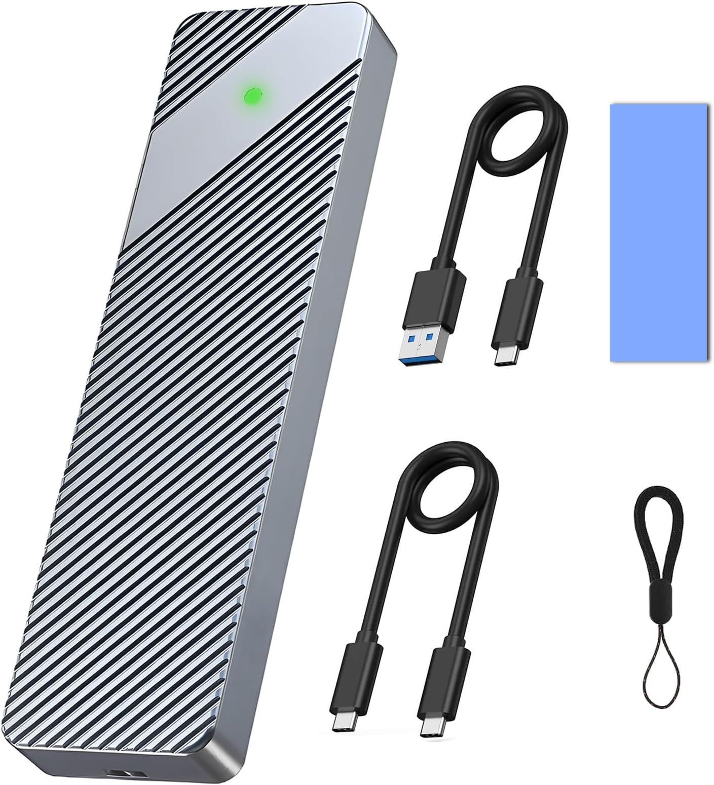 ElecGear M.2 SSD Gehäuse Für 2230/2242 NVMe Und SATA - USB 3.1 10Gbit/s