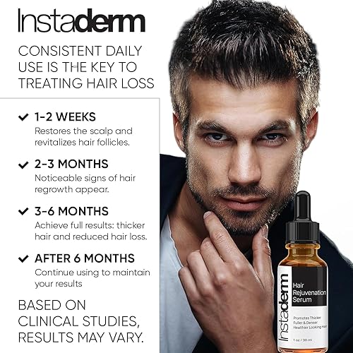 Miniatura 5 de Suero para el crecimiento del cabello: extra fuerte, bloqueador DHT para el crecimiento del cabello y el tratamiento de fórmula de restauración de