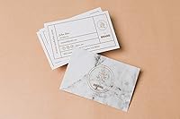 Vista 2 de Tarjetas de visita personalizadas 3.5x2 pulgadas 250 tarjetas de papel mate Diseño personalizable con textura suave Nouveau tarjeta stock