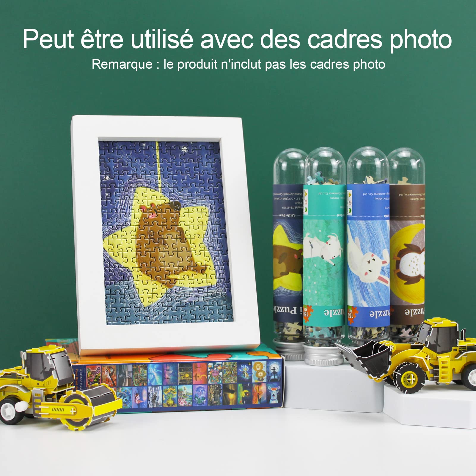 Lot De 4 Mini Puzzles 150 Pièces – Thème Oiseau – Yove Bzvst – Niveau Intermédiaire