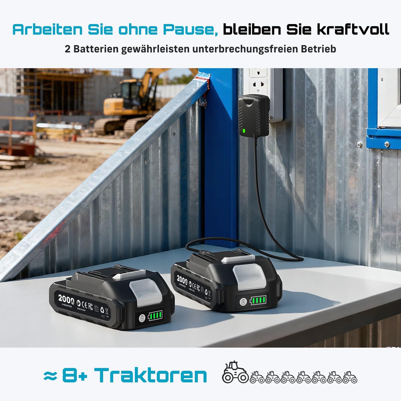 Seesii Akku Fettpresse Set: 10000 PSI Hochleistungs Elektrische Fettpresse mit 4,6 oz/min, 2 Akkus, 39,4" langem Schlauch, 90-Grad-Kupplung und 3 Mundstücks für Schnelleres und Müheloses Schmieren