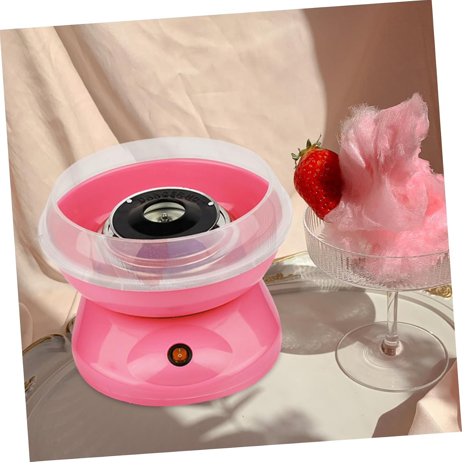 Cotton Candy Maker Enclosure for Safety Reusable Plastic Cover