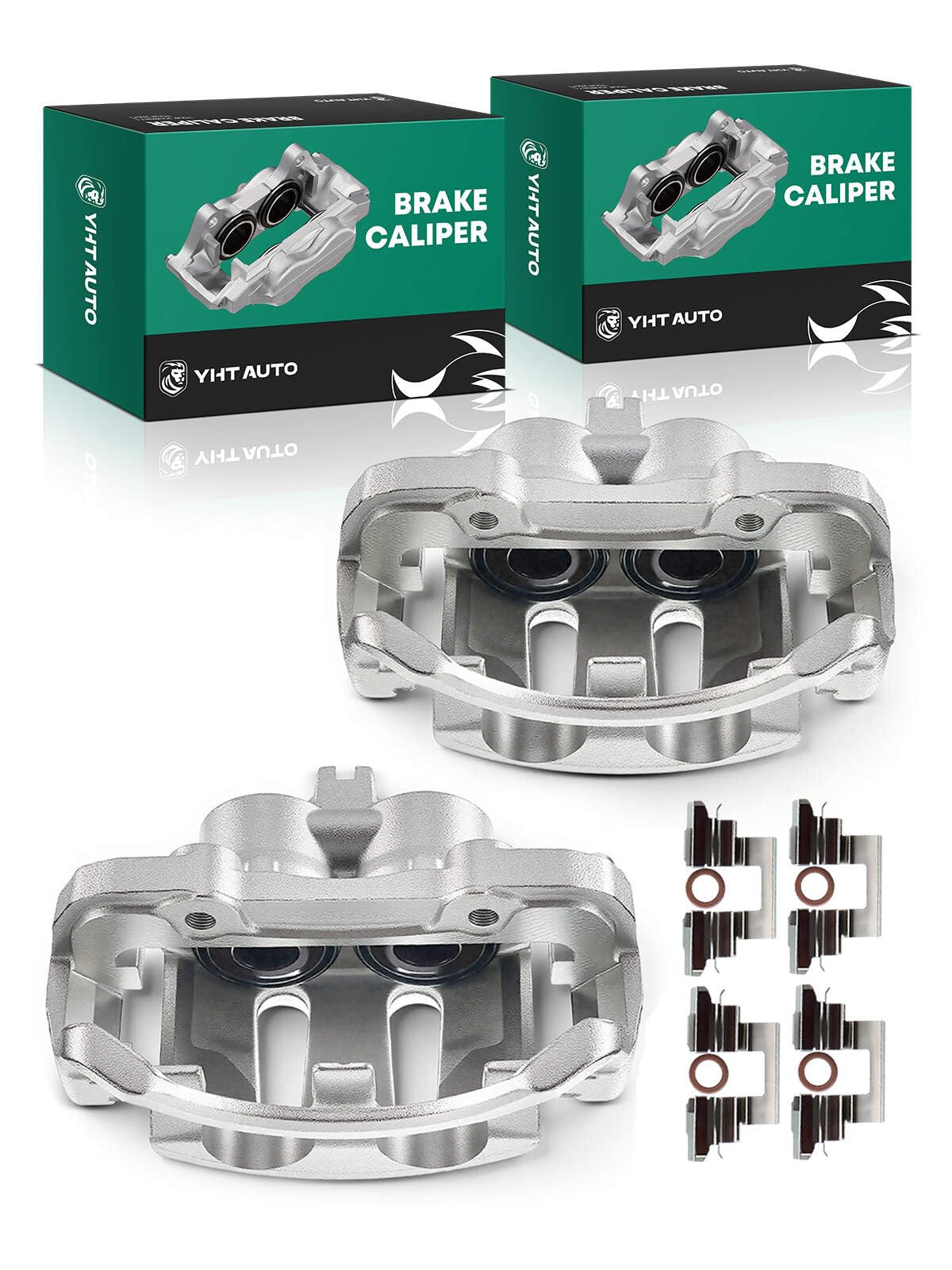 Set of 2 Front Brake Caliper Compatible with Nissan Pickup 1995