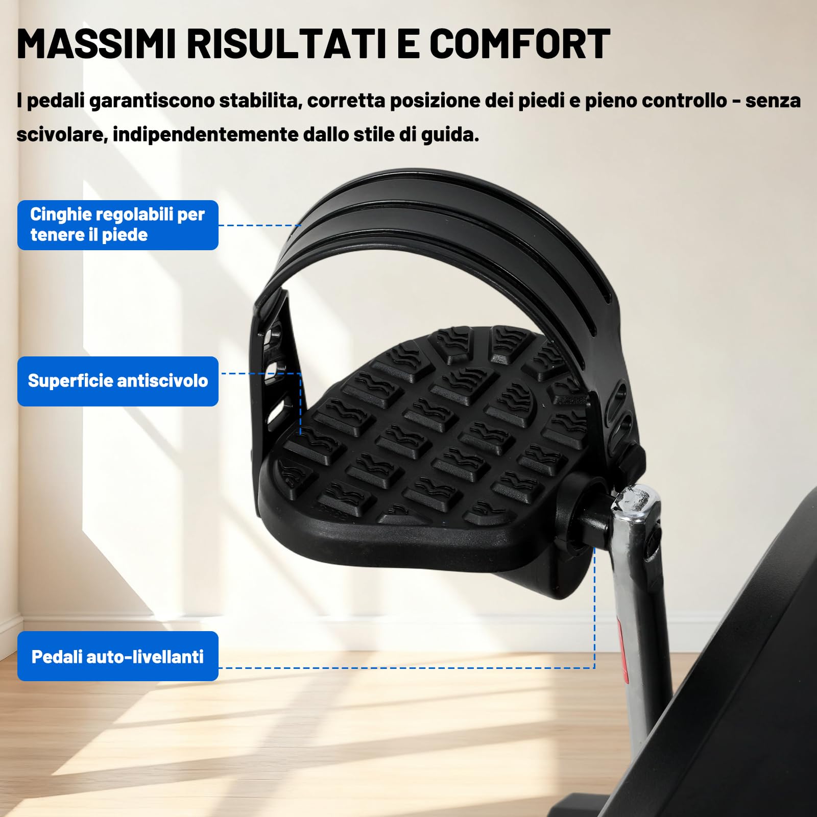 ISE Cyclette da Seduta Magnetica con Schienale, Cyclette Orizzontale da Casa con 8 Livelli di Resistenza Schermo LCD Supporto per Smartphone