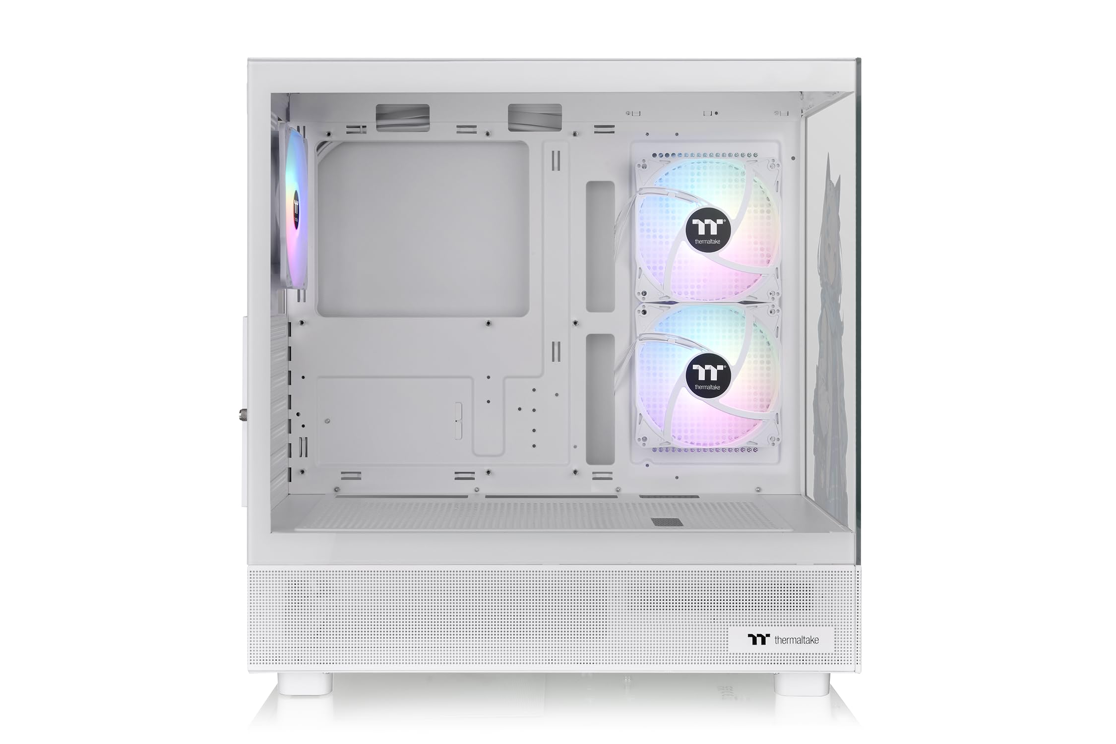 Thermaltake View 270 SP Edition Snow | Mid Tower PC-Gehäuse | Tempered Glass Panorama | Manga Frontdesign | 360 mm Radiator Support | GPU bis 420 mm | Mainboard Support bis E ATX