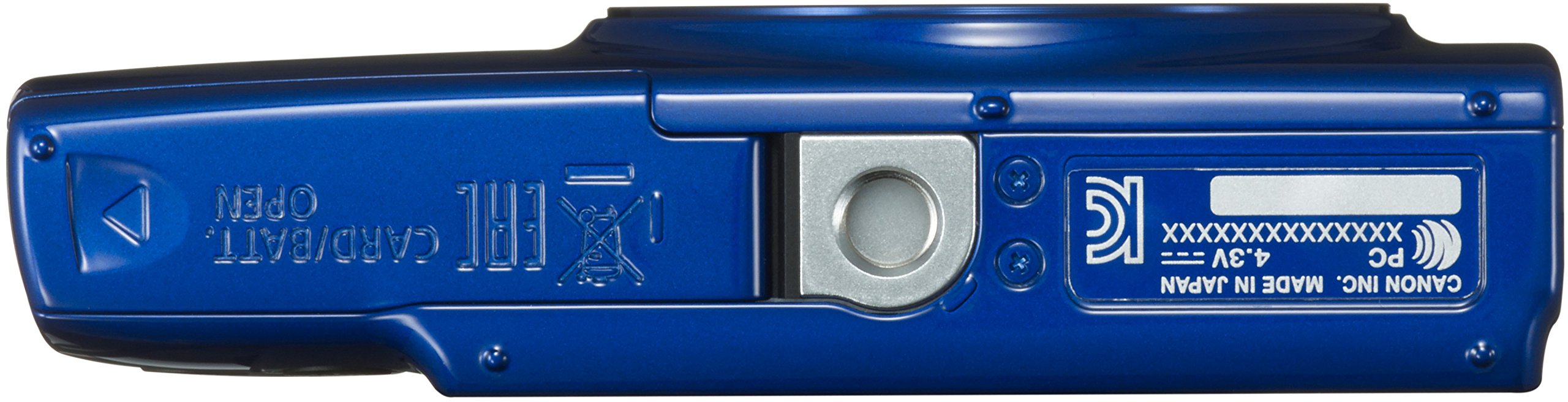 Canon IXUS 180 - Cámara digital compacta de 20 Mp (pantalla de 2,7”, zoom óptico de 10x, NFC, WiFi), color azul