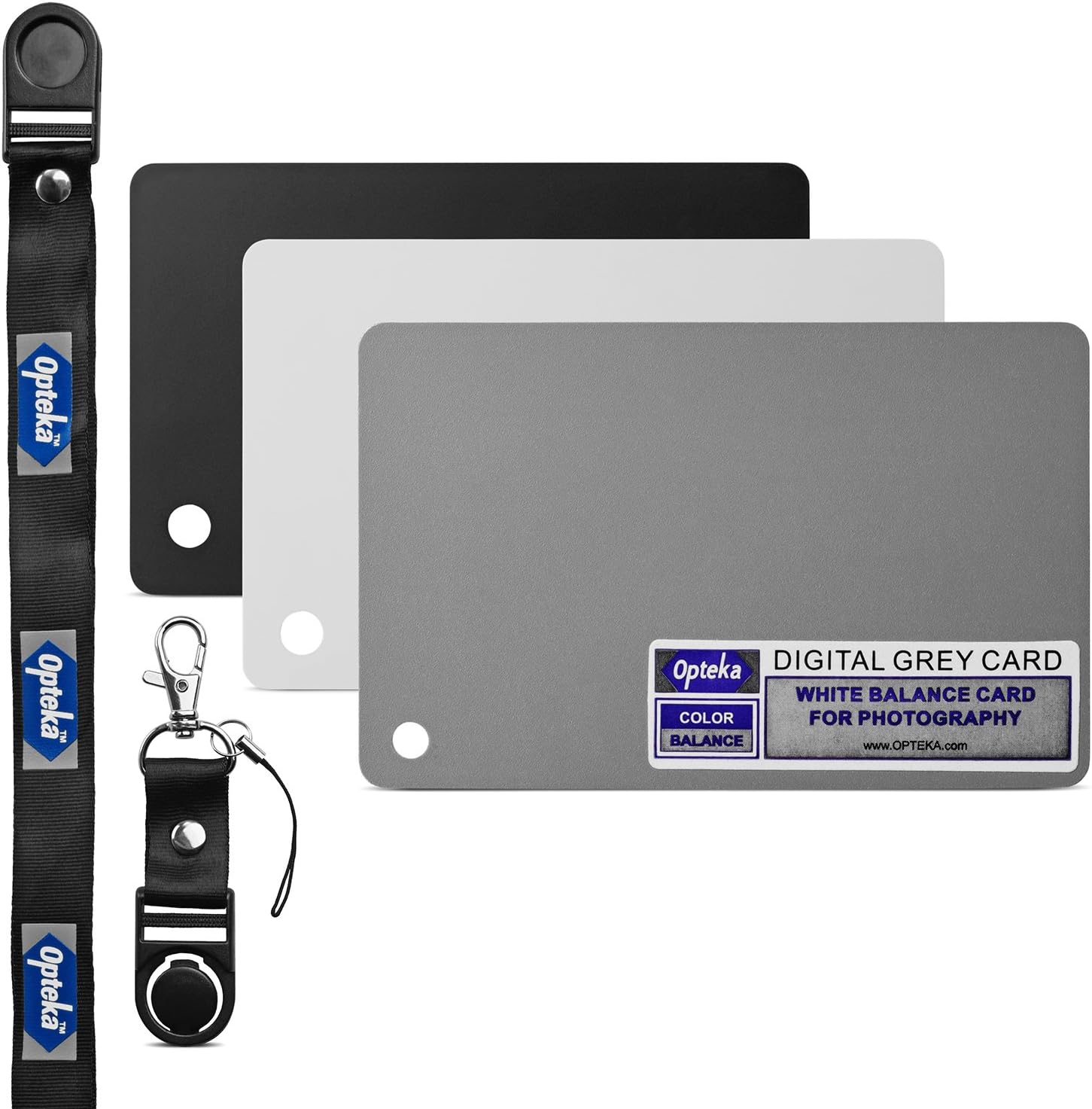 Opteka PocketSized Grey Card White Balance Card 18