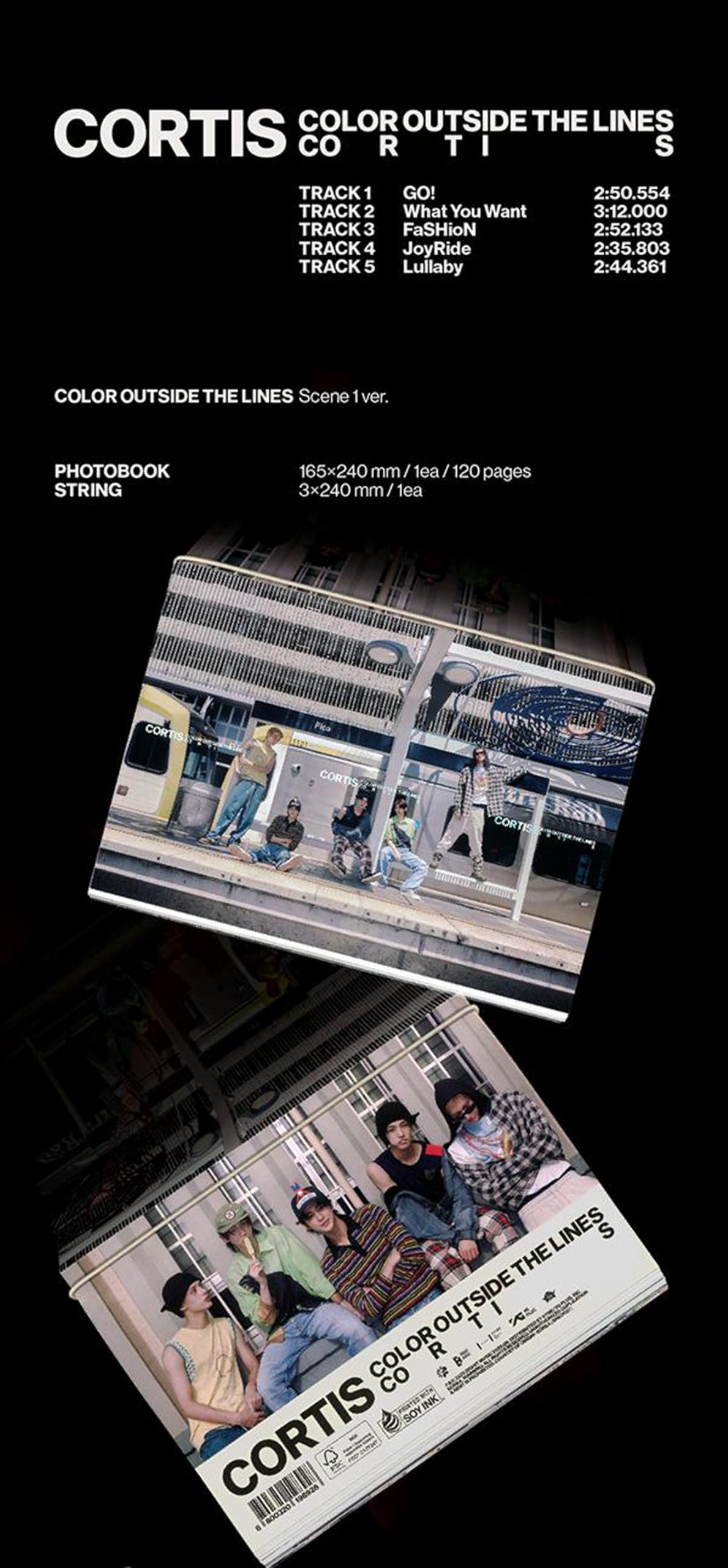 CORTIS アルバム Amazon.com: CORTIS COLOR OUTSIDE THE LINES 1st EP Album (Photobook