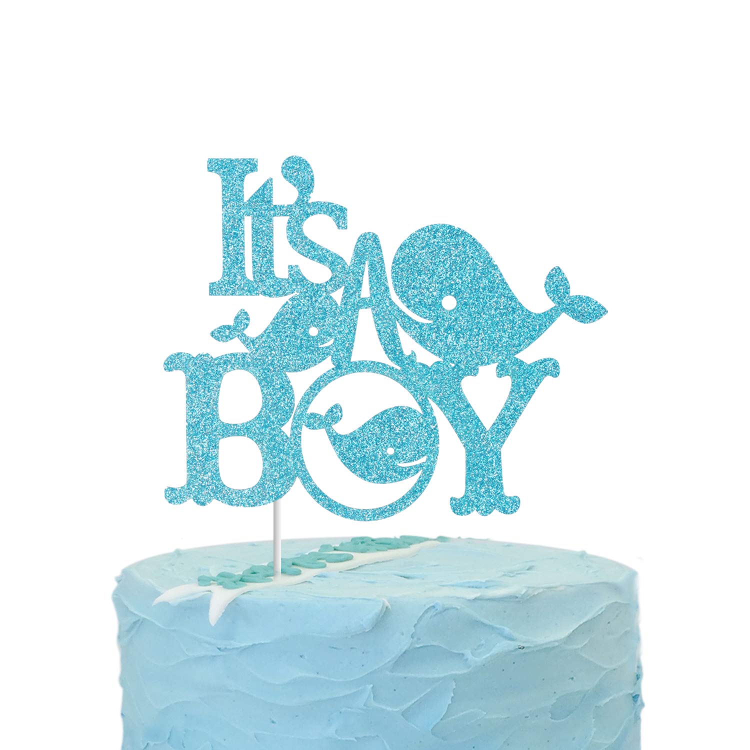 Buy Whale It's a Boy Cake Topper, Nautical Ocean Gender Reveal Baby