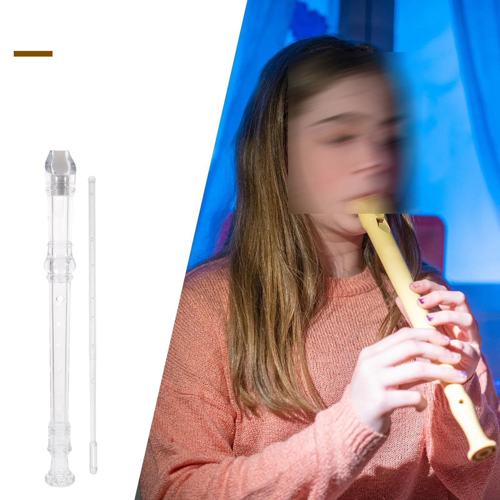 Flet Prosty Zestaw 8 otworowych Fletów Prostych Z Tworzywa ABS. Instrument Dęty Drewniany Dla Początkujących