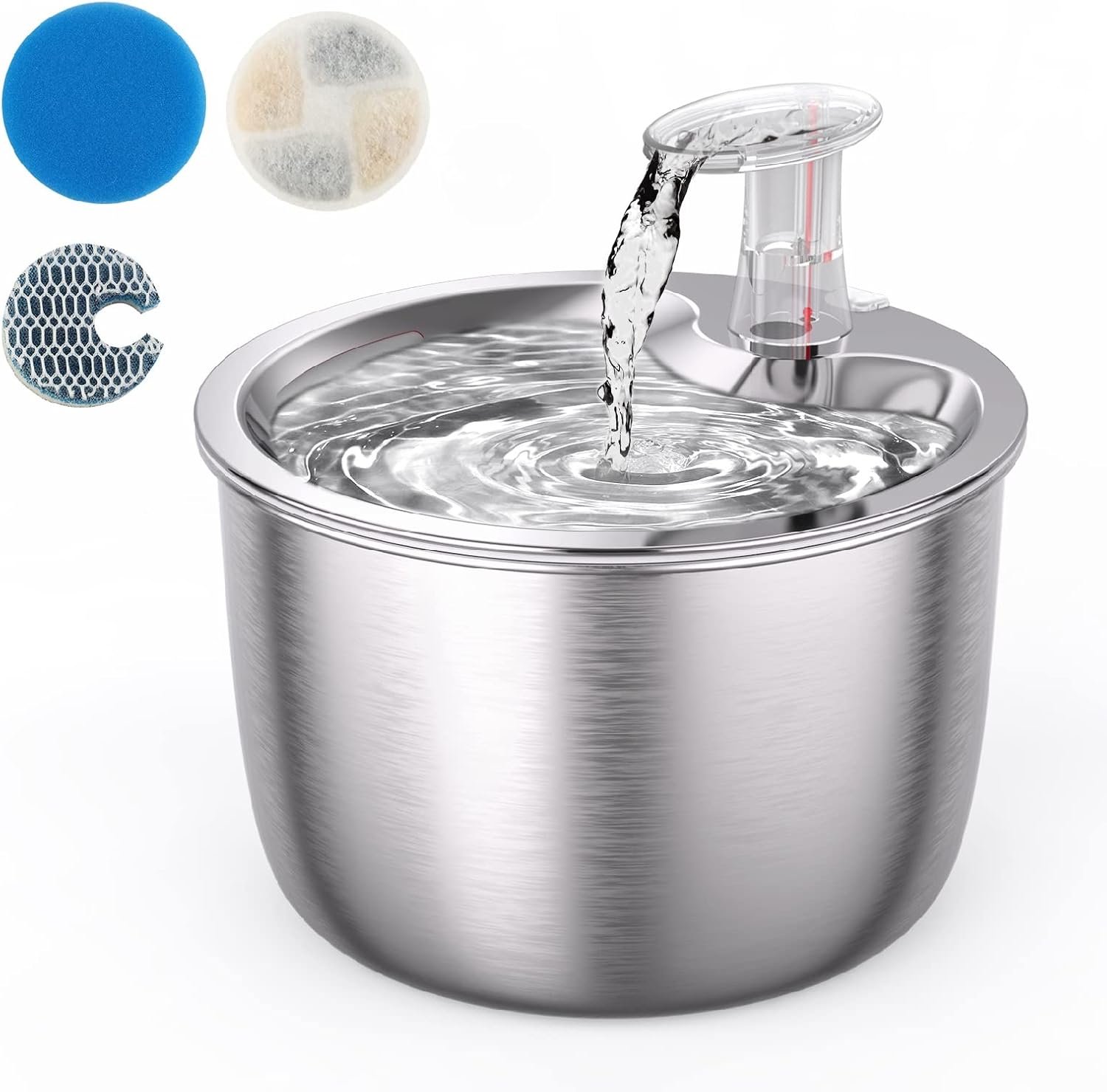 Fontaine à eau pour chat - Avec filtre - Distributeur automatique d'eau - USB - Pour boire Fontaine à eau pour chat - Avec filtre - Distributeur automatique d'eau - USB - Pour boire