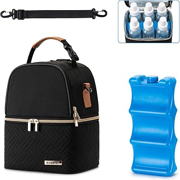 BABEYER Sac à Dos Glacière Convertible 12 L pour Biberons et Tire-Lait