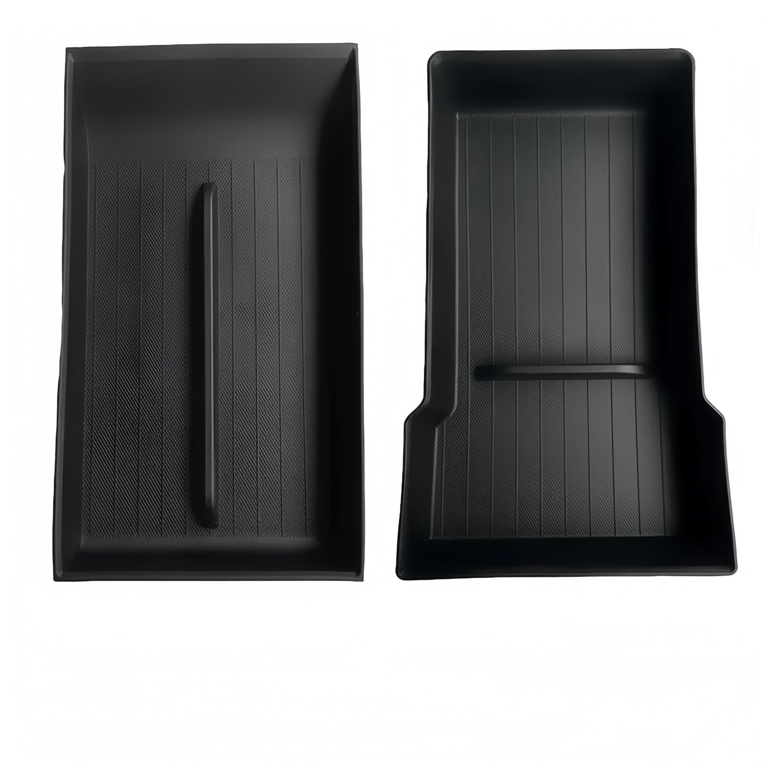 bssyung Center Console Organizer For Tesla for Model Y Launch Juniper 2025+ for 3 Highland 2024 Center Console Armrest Storage Box(2p New MY Lower Tray)