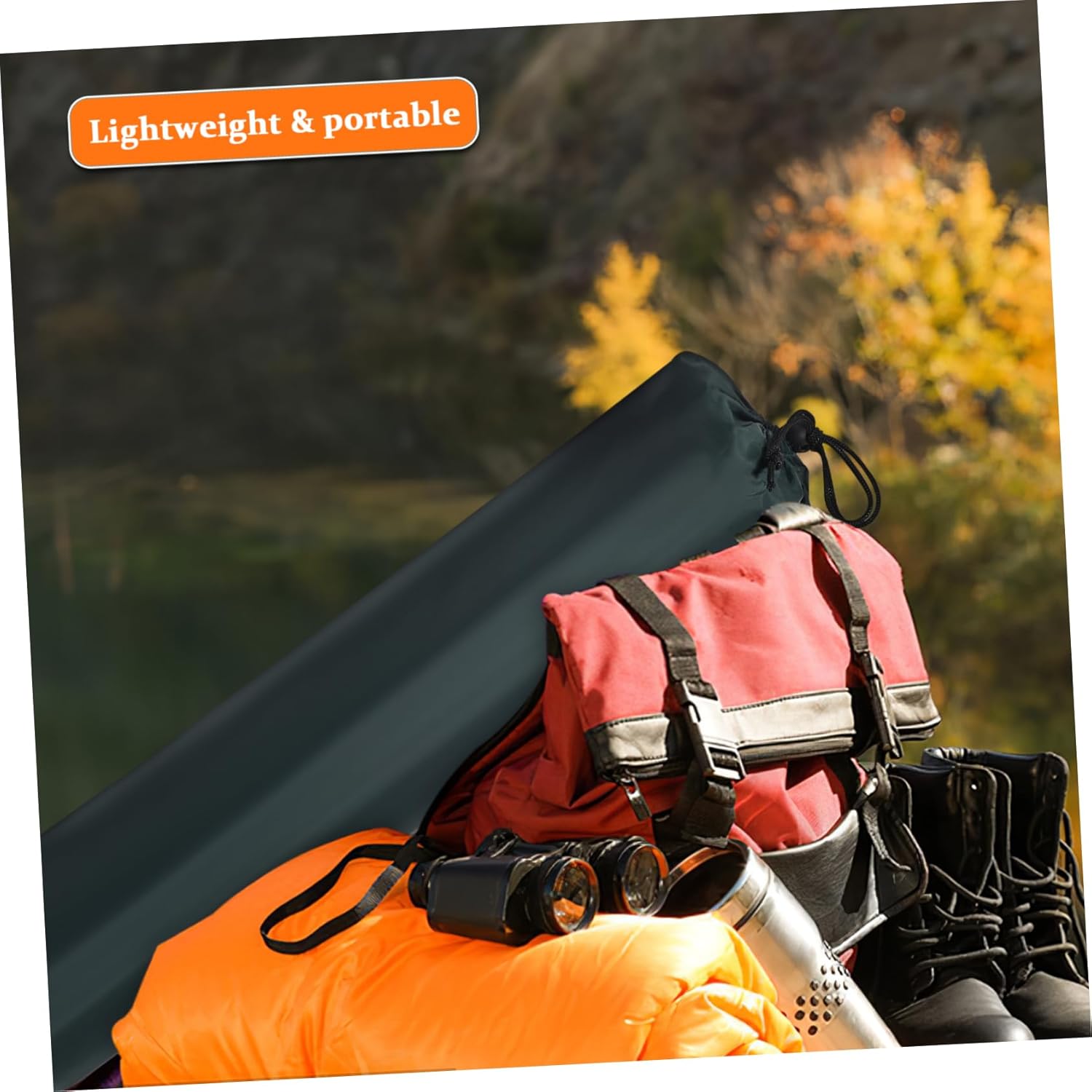 Milisten Automatic Inflating Camping Mat Self-Inflating Sleeping Pad for Backpacking Green