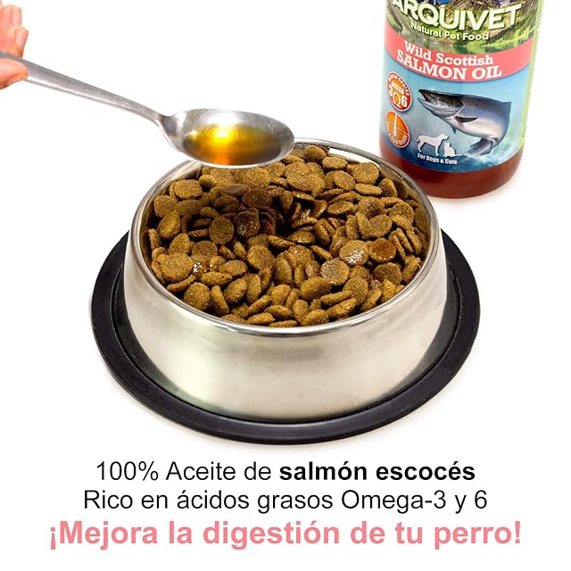 Foto 3 de 5 de Arquivet - Aceite de salmón escocés - 1 Litro - para Perros y Gatos