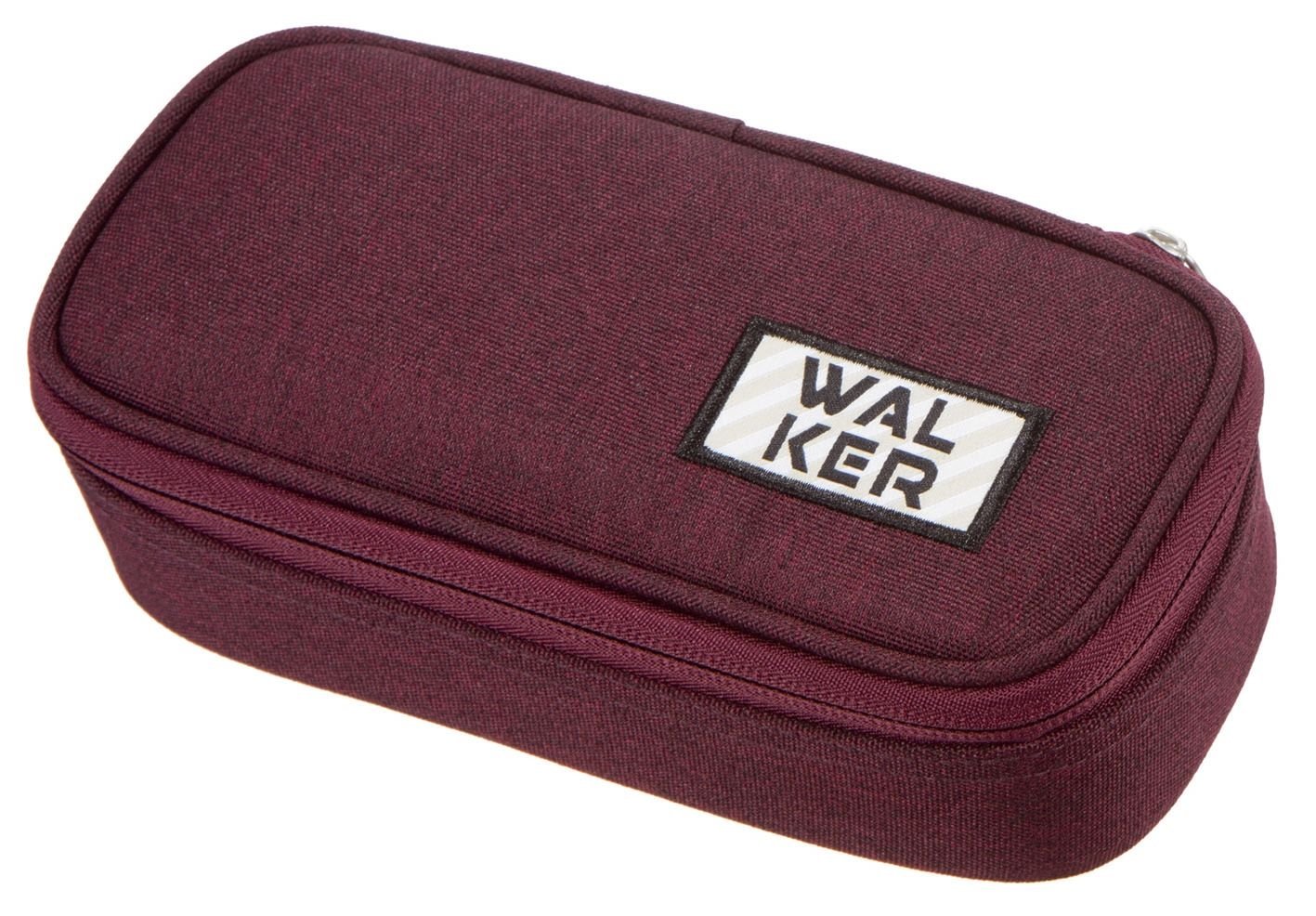 Walker Federmappe Concept Black – Mit 20 Stiftschlaufen, Reißverschlussfach, Wasserabweisend, Ca. 21x10x6 Cm, Für Schule & Büro