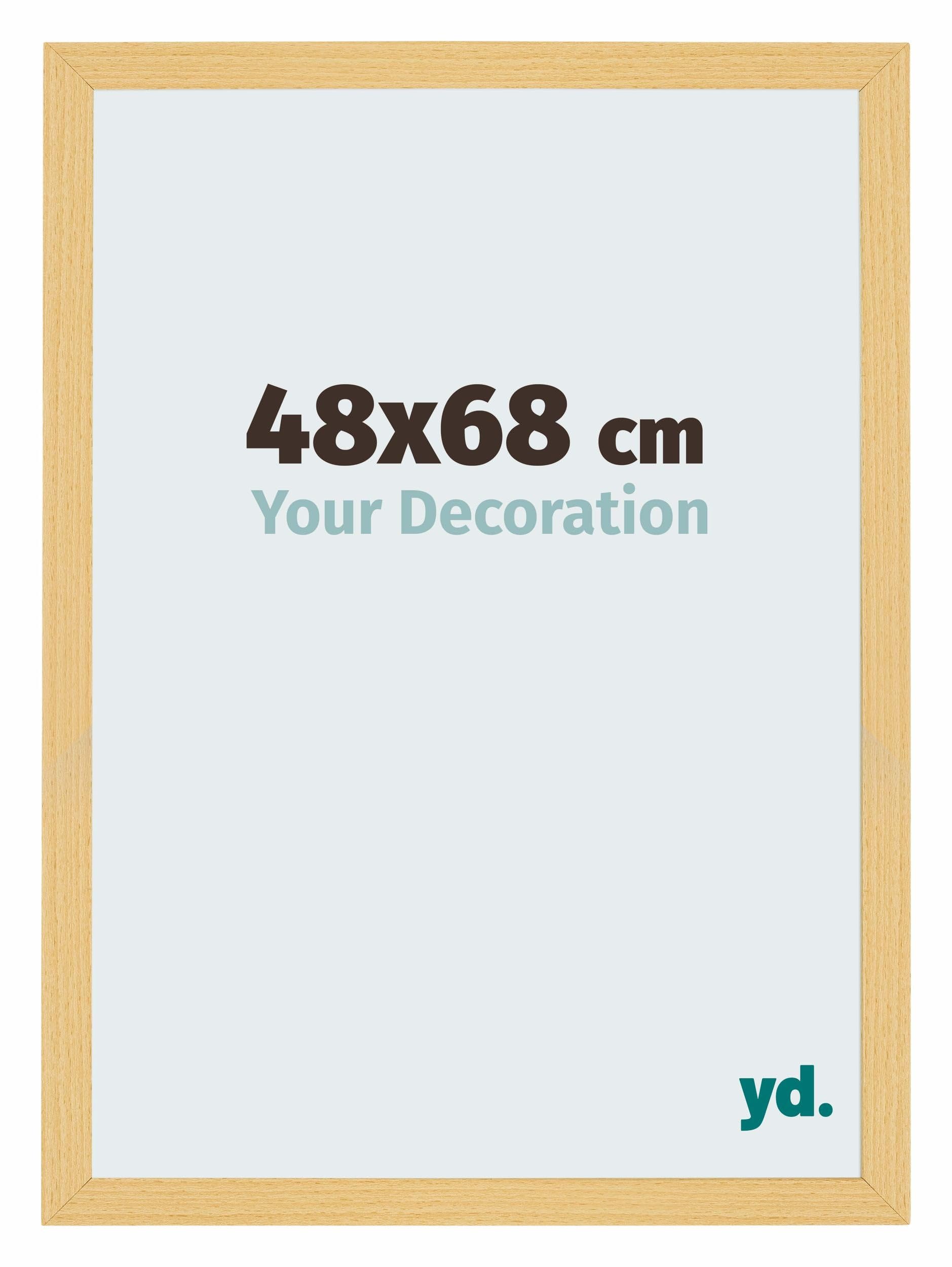 Your Decoration - Puzzle frame 48x68 - Beech Design - Puzzle frame 500-1000 Pieces - MDF Photoframe - Mura