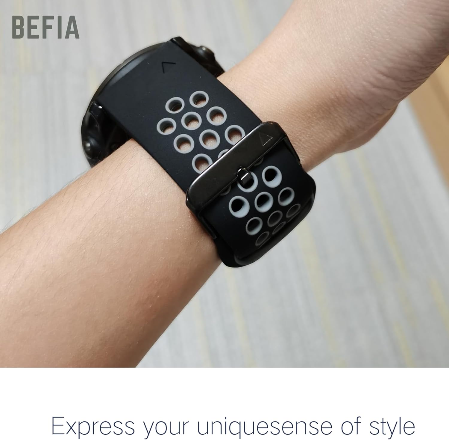 22mm Quickfit Watch Band for Garmin Fenix 5/6/7 Pro Solar Forerunner 935 745 965 955, Breathable Wristband for Garmin MARQ Descent Quatix - Image 5