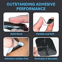 Vista 2 de Santamedical TENS Unit Replacement Pads 2x2 40 Pcs Premium Reusable Electrode Pads - Self Adhesive Electro Therapy Patches for Electrical