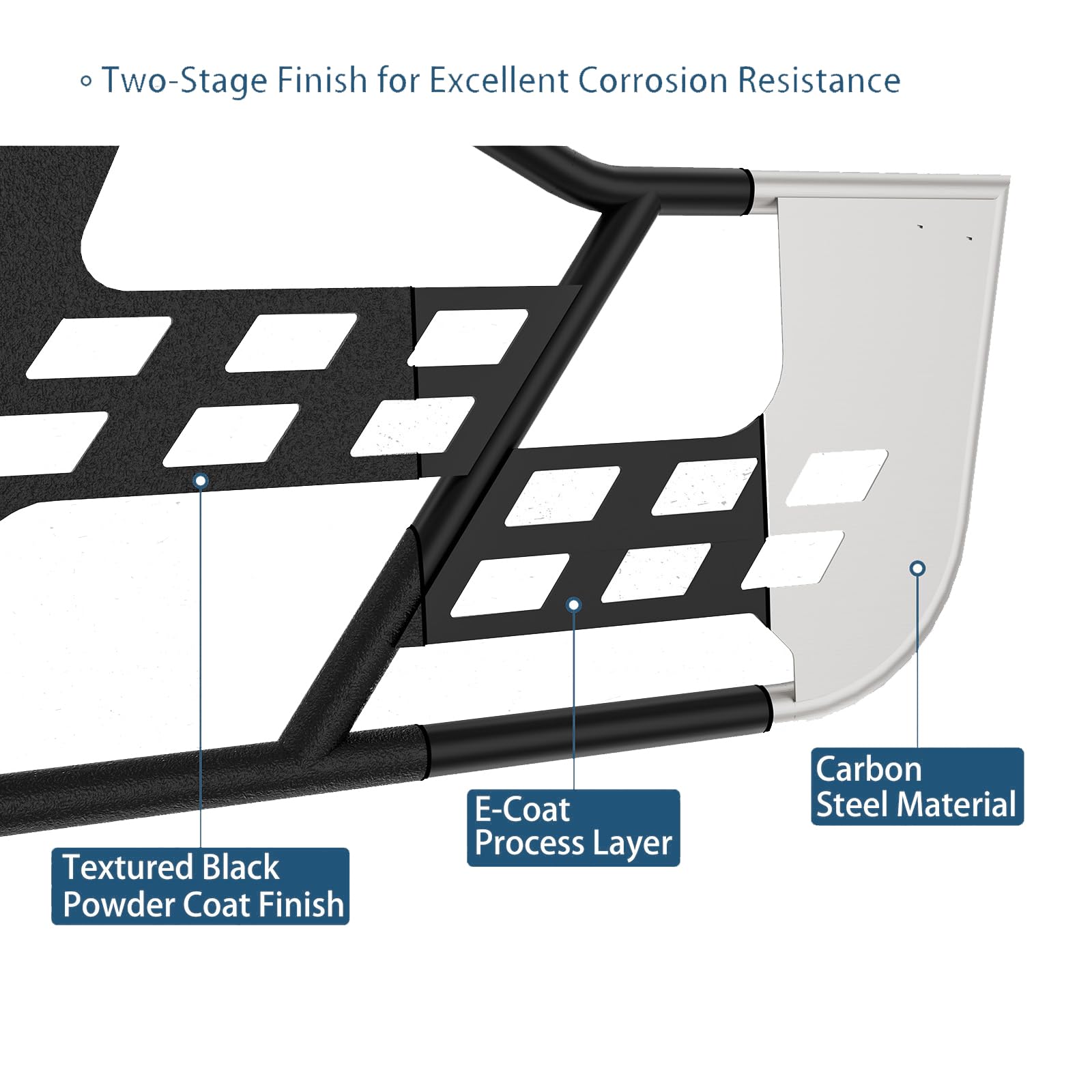 u-Box Wrangler Half Doors Off Road Summer Door Guard Compatible with Jeep Wrangler TJ 1997-2006 product thumbnail 8