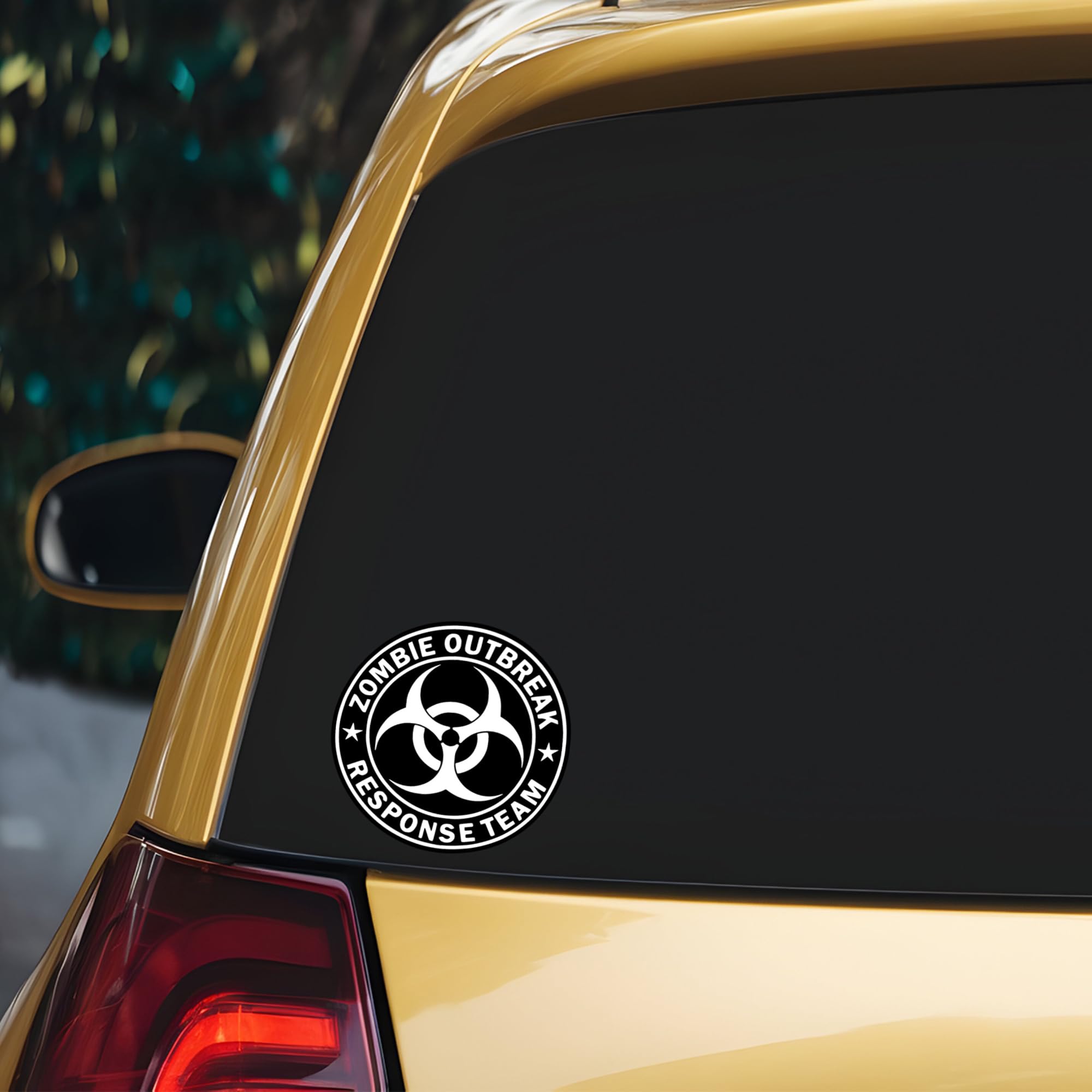 Autocollant Zombie Outbreak Response Team - 15x15 Cm Blanc, Vinyle Durable Pour Voiture, Vitre, Ordinateur