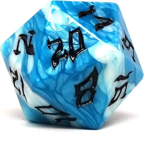 Dados gigantes D20 de plástico de 1.890 in  Serie Dados de los Gigantes  Dados enormes de 20 caras (Storm Giant)
