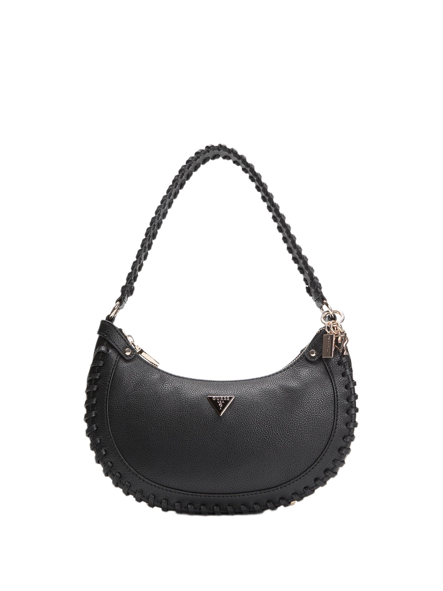 GUESS bolso de hombro Petra Hobo Shoulder Bag Black negro