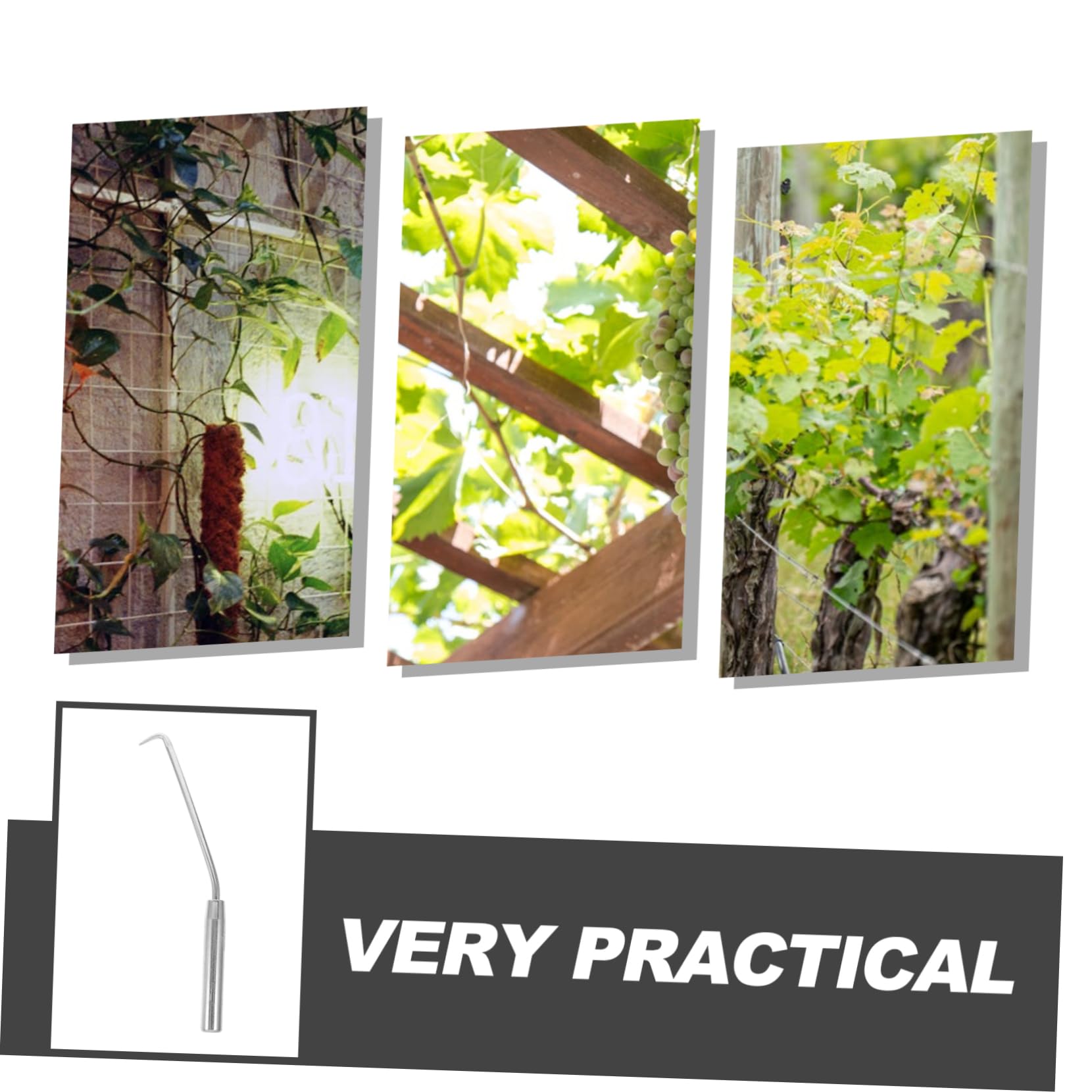 SUPVOX 8pezzi Gancio Tying Resistente per Strumento Portatile per Rampicanti e Recinzioni per Assicurare Strutture Giardinaggio