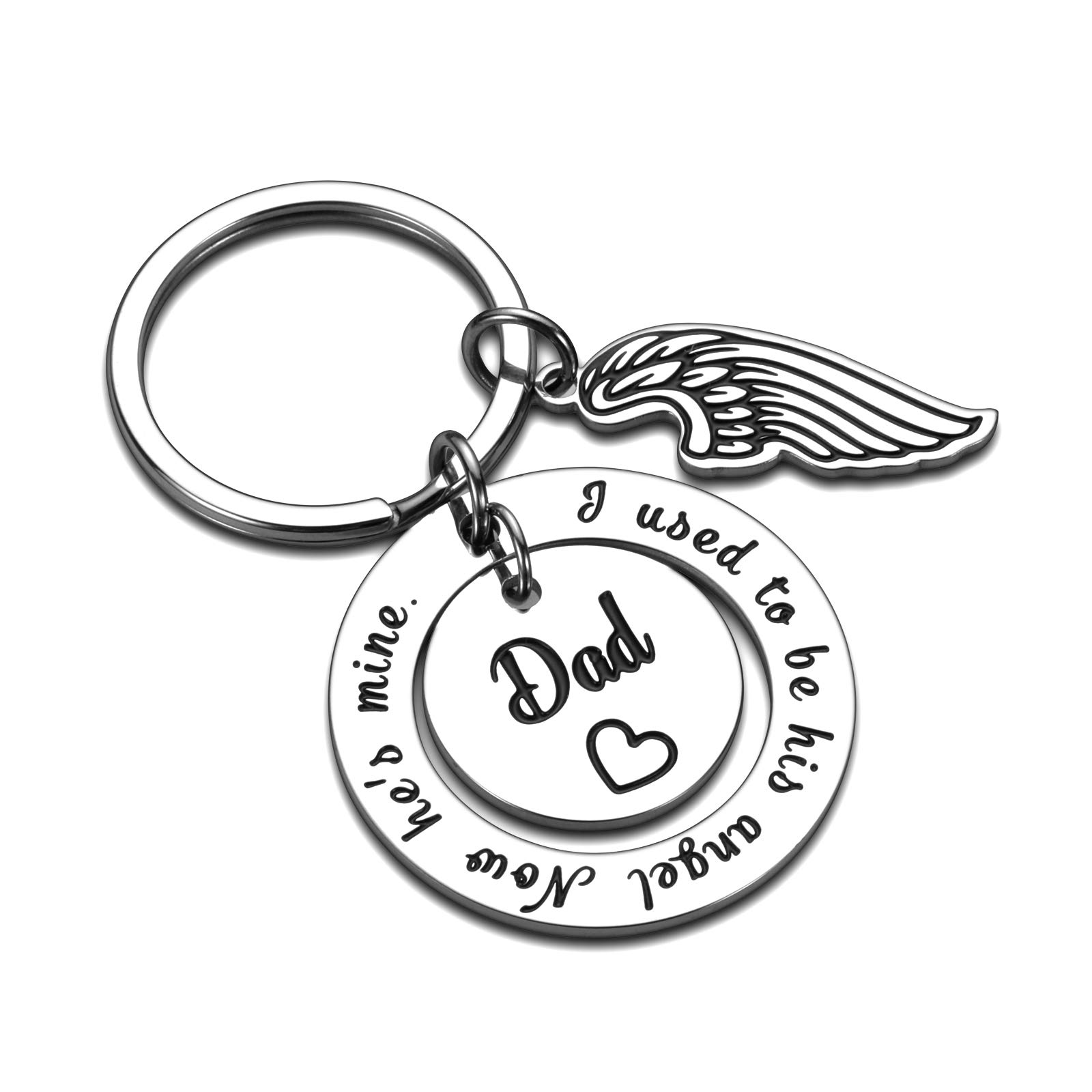 Buy Dad Memorial Keychain Gift for Loss of her Bereavement Condolence