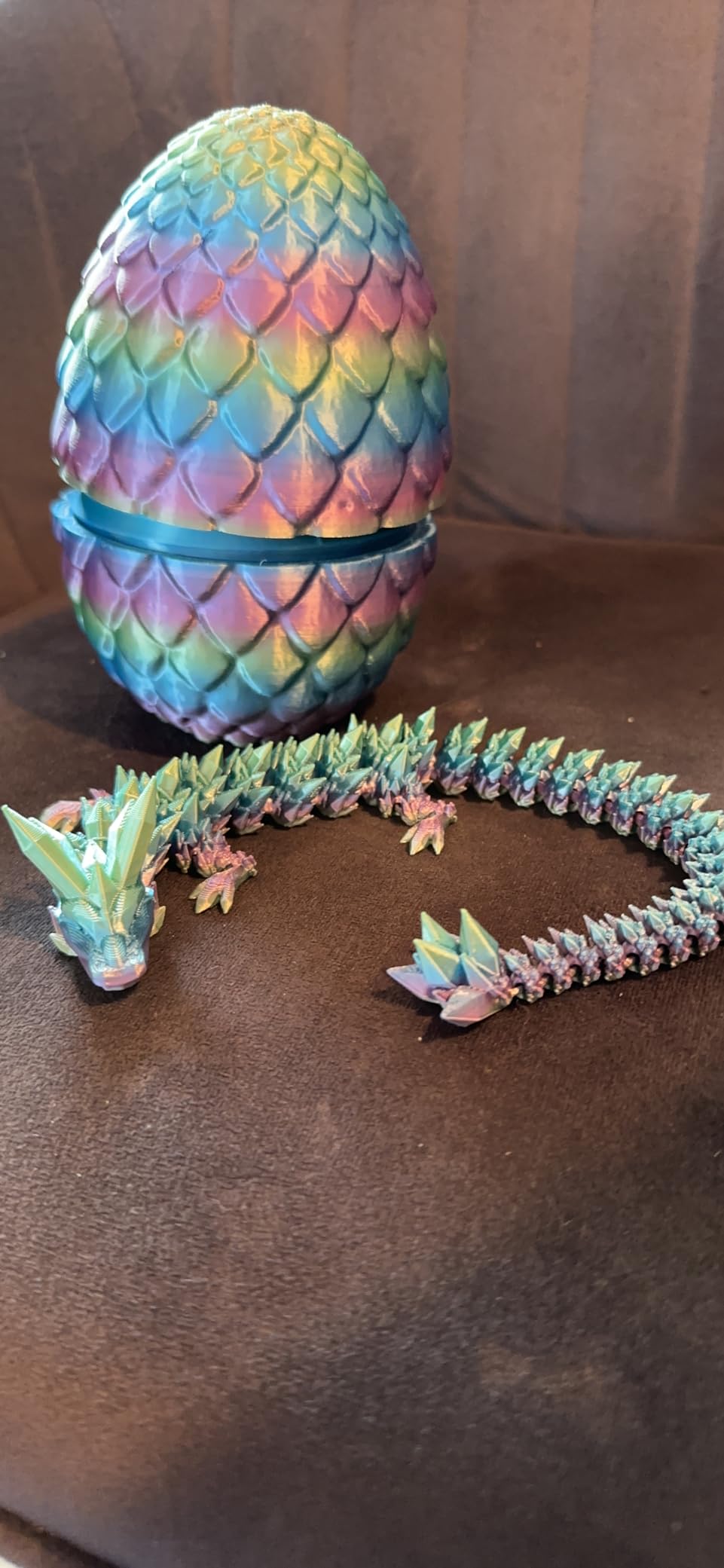 3D Drache Im Ei - Leuchtendes Drachenei Mit Beweglichem Drachen