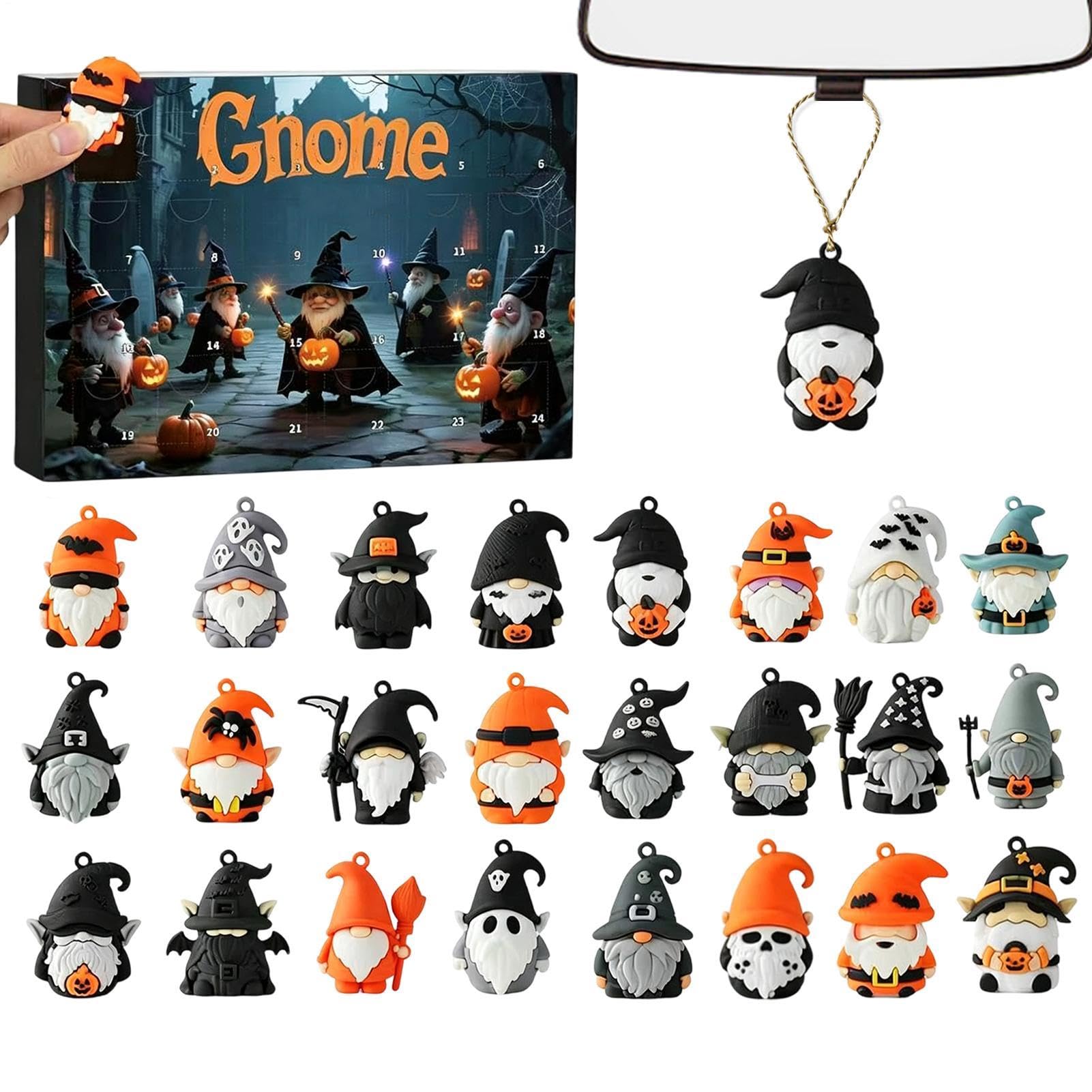 Calendario de cuenta atrás Halloween para niños y adultos en el hogar 8