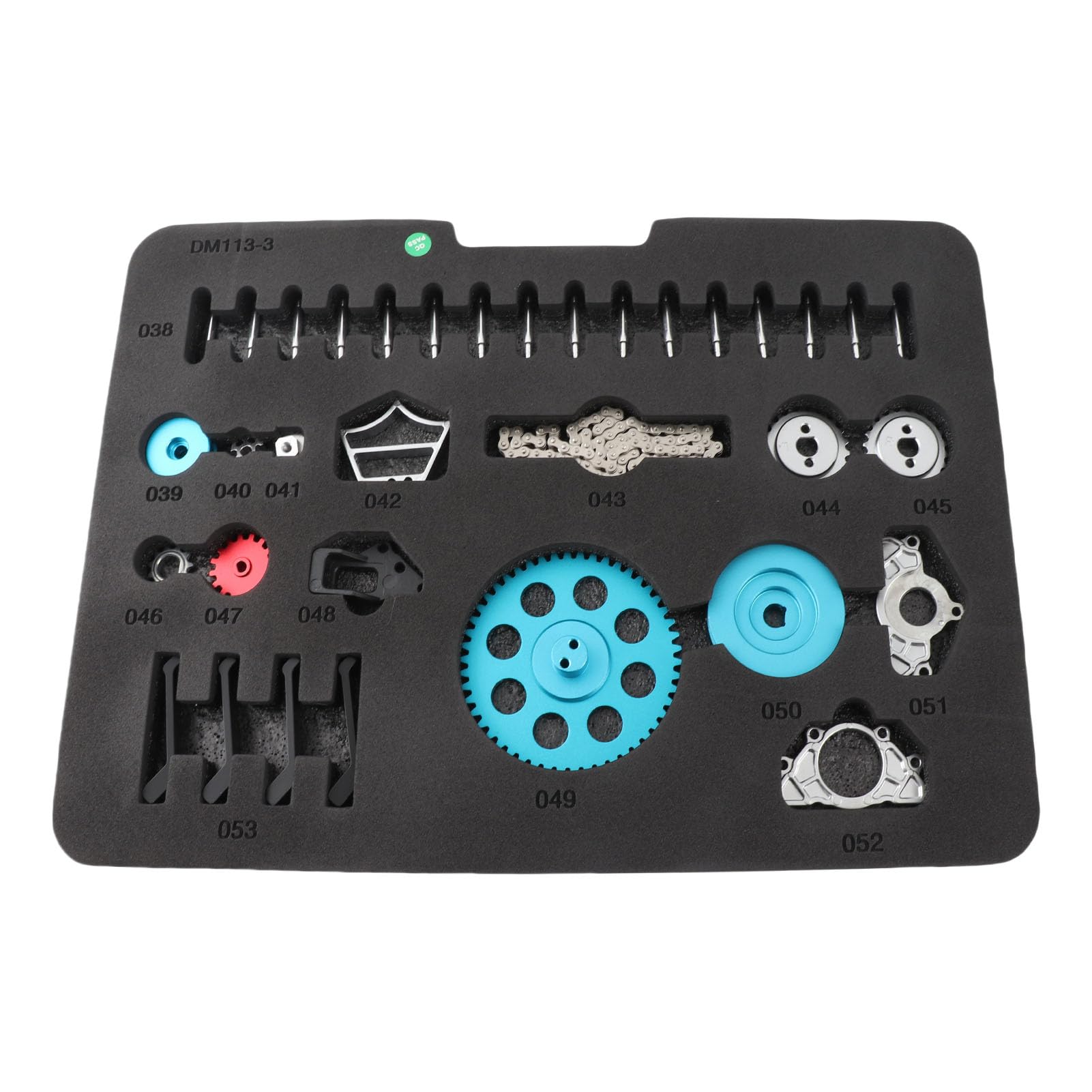 Changor Kit Motore a 4 Cilindri Modello Assemblato Fai-da-te Interamente in Metallo per Giocattoli Meccanici per Auto Lega di Alluminio 158,5 X 182 X 117 Mm