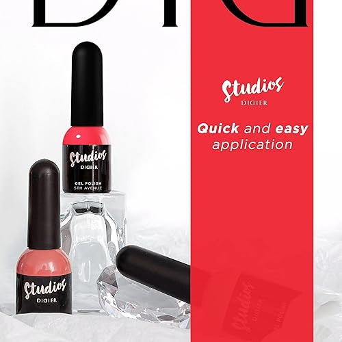 Miniatura 4 de Didier Lab - Studios Gel Esmalte de polvo de diamantes, productos profesionales de pedicura de manicura, pigmento rico para una cobertura completa