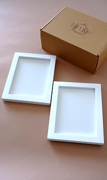 Ah ap  er eve 13x18 cm 2li Set Siyah & Beyaz & Ah ap Renkli Premium Beyaz