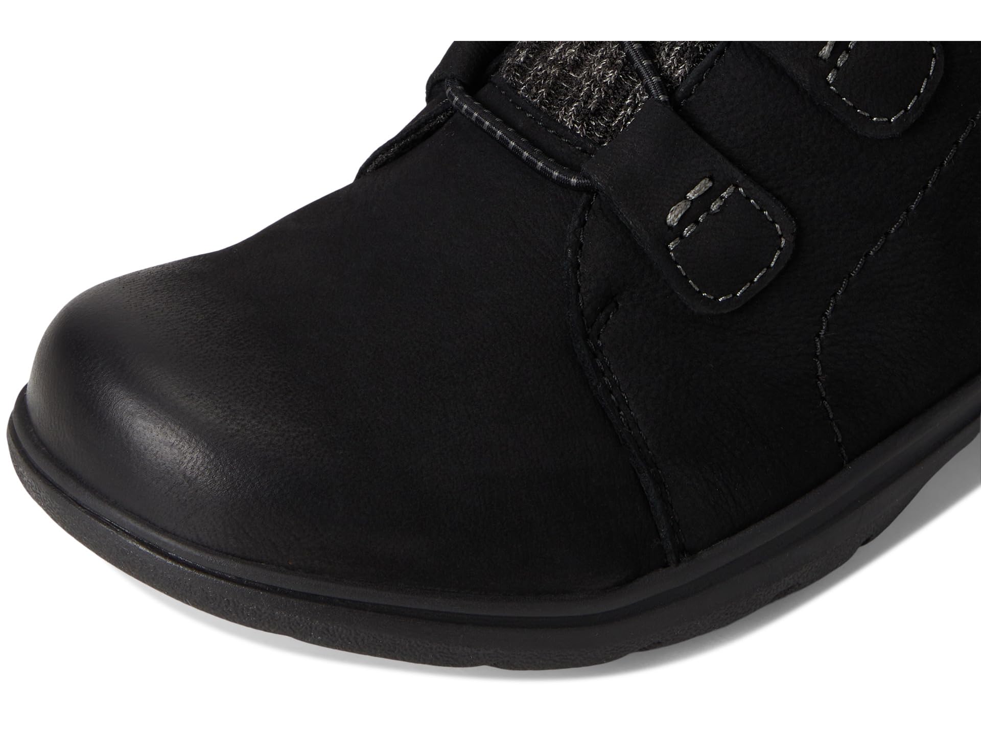 Clarks Damen Carleigh Jade Stiefelette, Schwarz Nubuk, 39.5 EU – Ansicht 5
