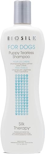 Miniatura 5 de BioSilk Silk Therapy Champú para cachorros sin lágrimas para perros, champú sin lágrimas para cachorros, lavado suave para perros, suministros