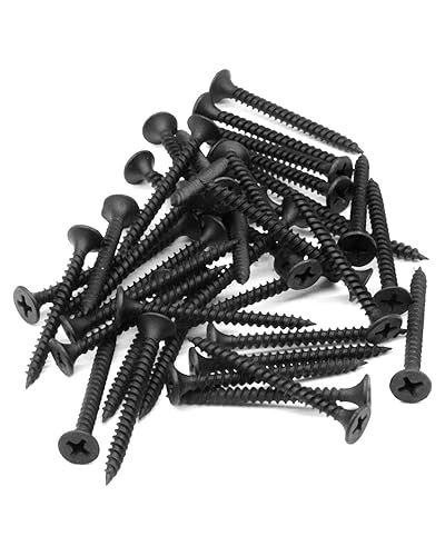 Miniatura 6 de IMScrews Tornillos Phillips de cabeza plana #8 x 1-12 pulgadas para paneles de yeso de rosca fina, tornillo de madera de punta afilada, acero al