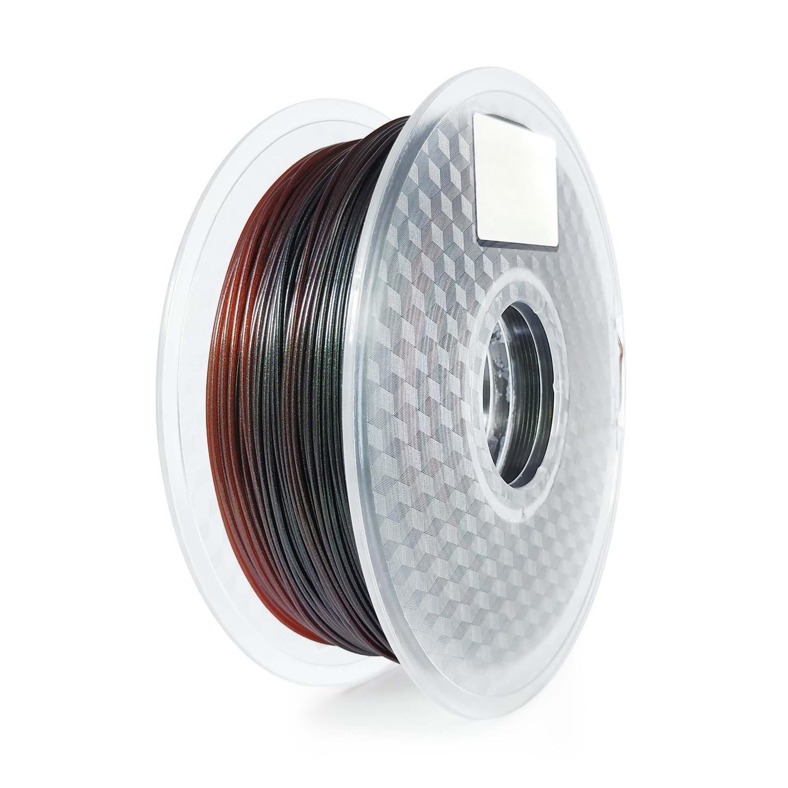 1kg 1.75mm Gradient Color PLA 3D Printing Filament(Black-Red)