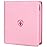 Premium Zip Card Binder 12 Pocket, Fabmaker 912 Pockets Trading Card Binder, PU Zipper Card Collection Album, Sturdy Side-Loading Card Book Holder for MTG, TCG, Game Cards, Sports Cards, Pink