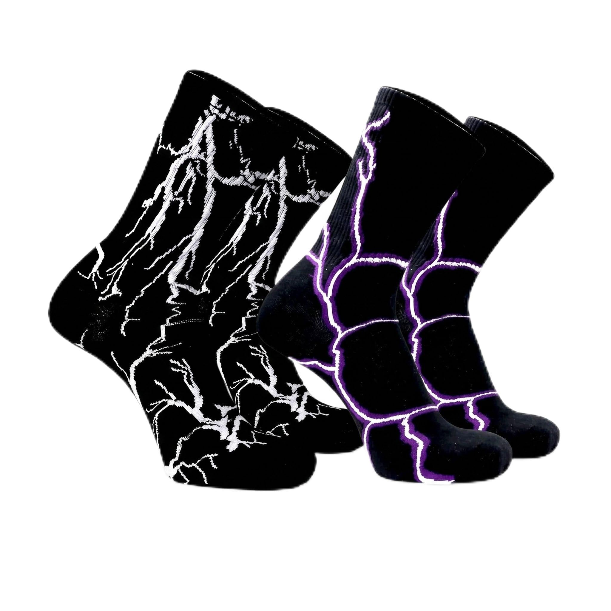 Socks for Men & Women | Pack of 2 Pairs,Free Size Breathable & Casual Socks for Sports, Gym & Daily Use (CS-11.WB-GRP-PT)-image-2