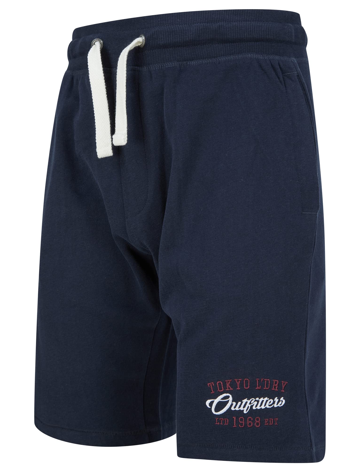 Tokyo Laundry Men's Multi-Pocket Brushback Fleece Jogger Cargo Shorts