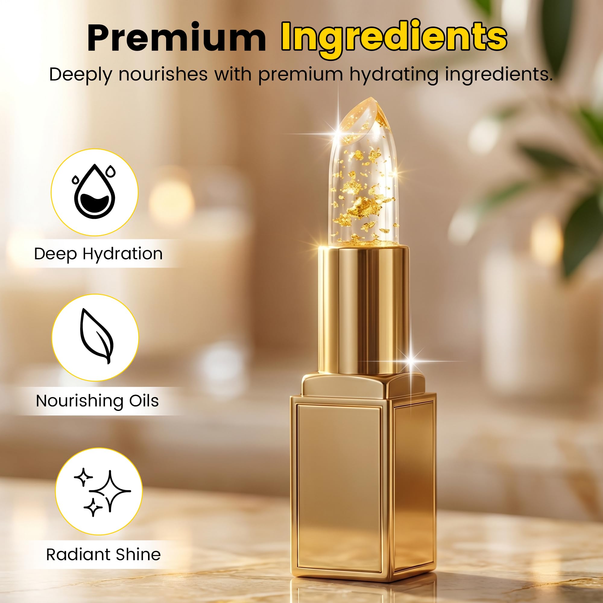 pH Color-Changing Lipstick, Moisturizing Tinted Lip Balm