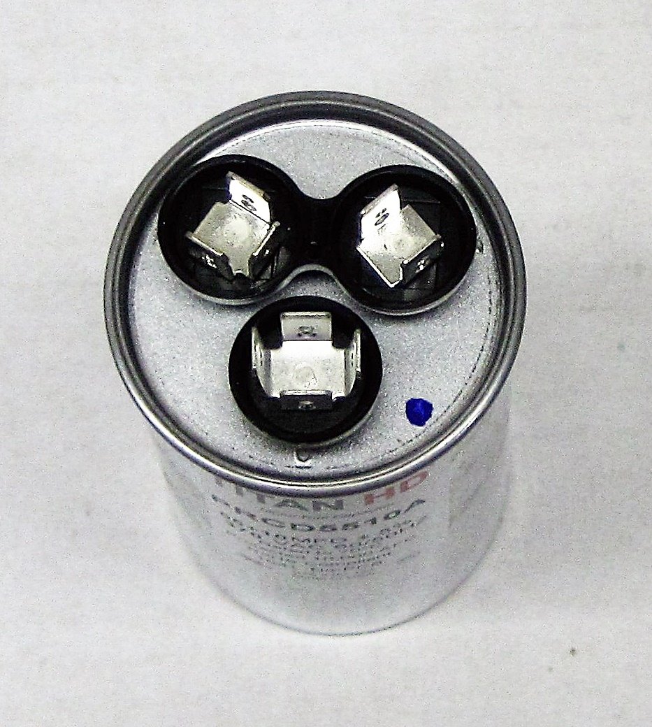 Packard Titan Hd 55+10Mfd, 370V, Round Prcd5510A