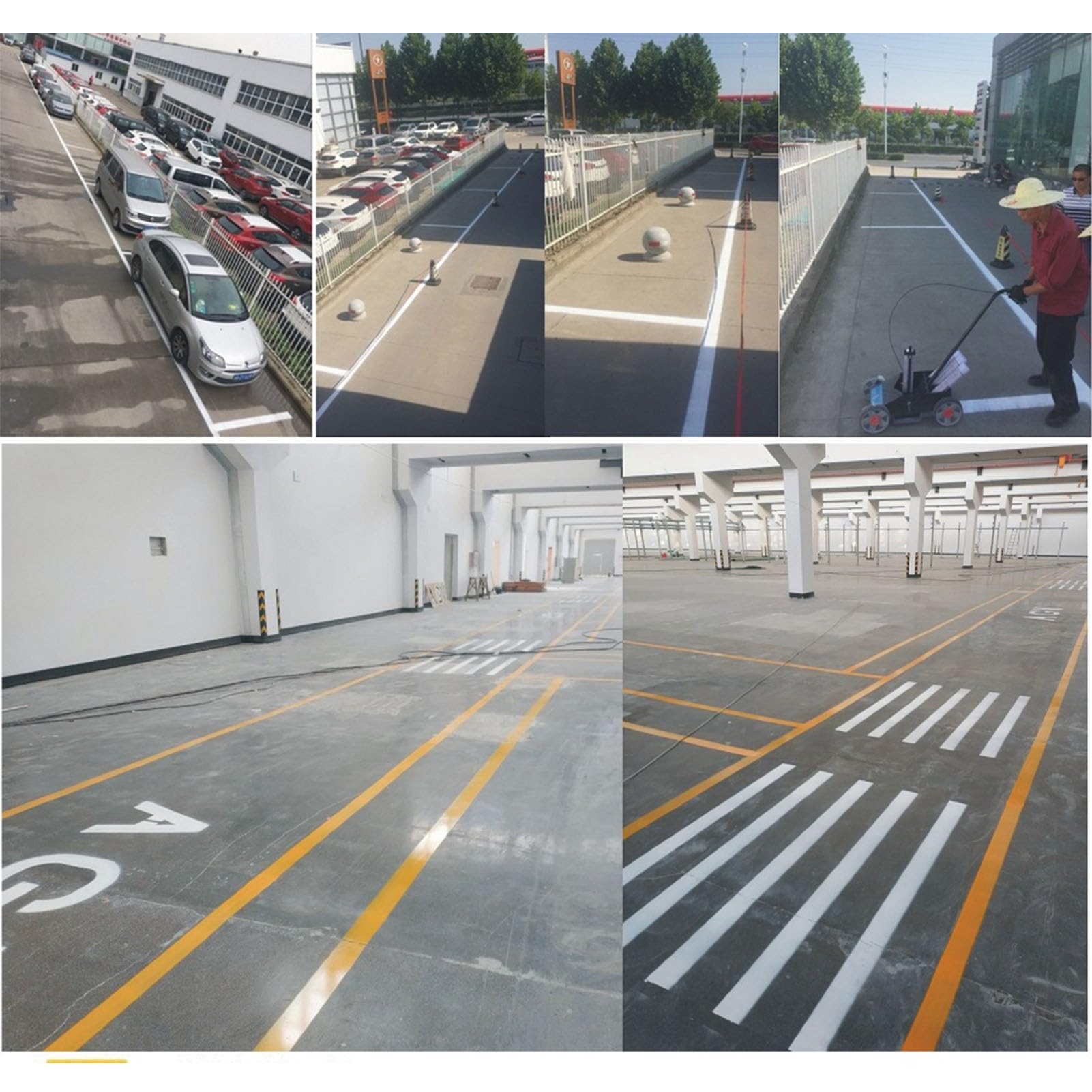 Aplicador manual de marcado de carril, máquina de marcado de línea de carretera para estacionamiento, parque infantil, herramienta de marcado de asfalto