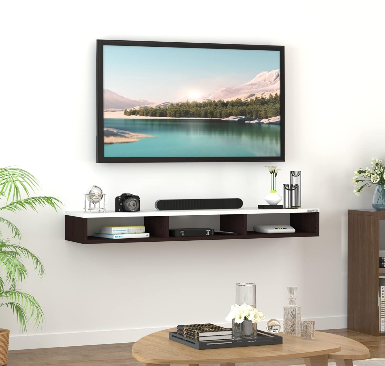 Redwud Austin Wooden TV Entertainment...