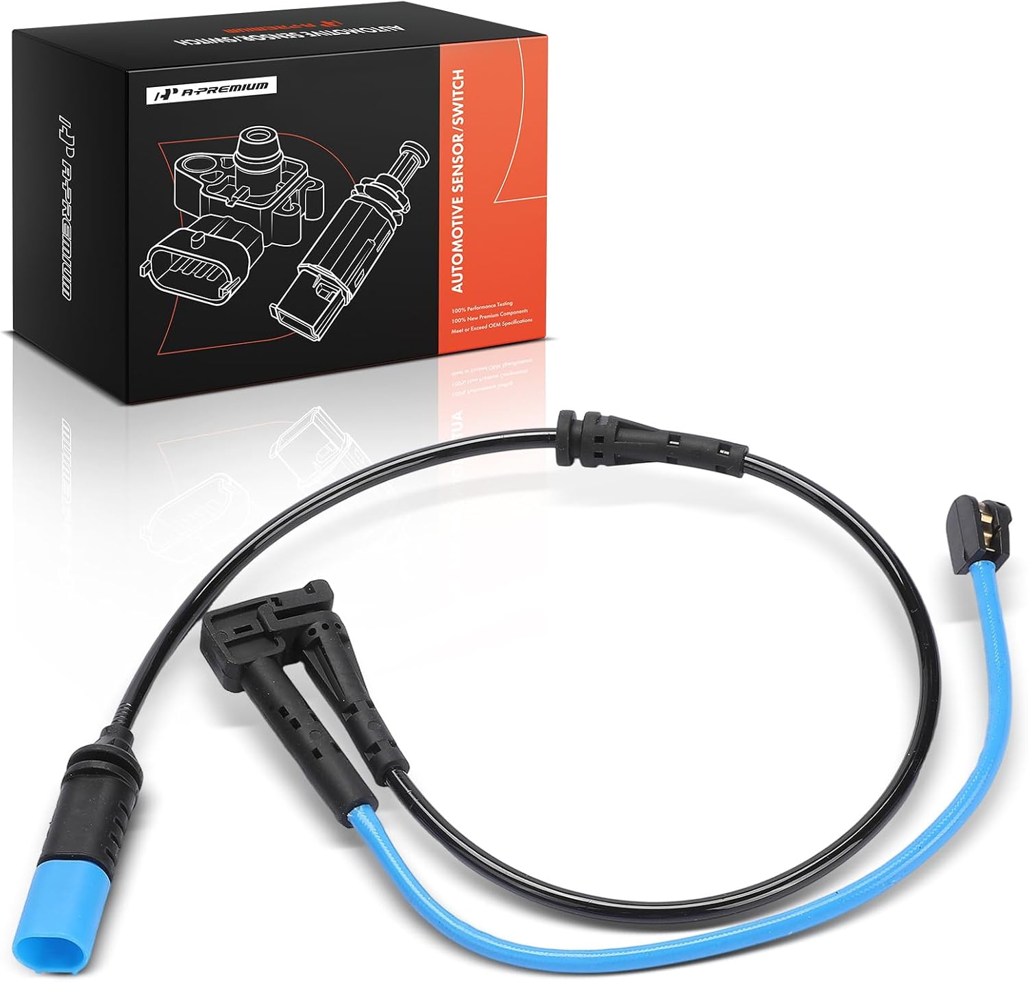 A-Premium Front Driver or Passenger Side Brake Pad Wear Sensor Compatible with BMW X1 2023-2025, X2 2024-2025, M235 xDrive Gran Coupe 2025